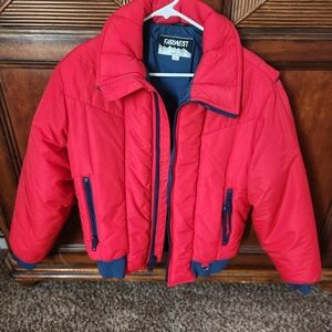 Vintage Ladies Waterproof Far West Seattle Puffer Jacket